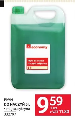 Płyn do naczyń 5 l mięta, cytryna promocja w Selgros