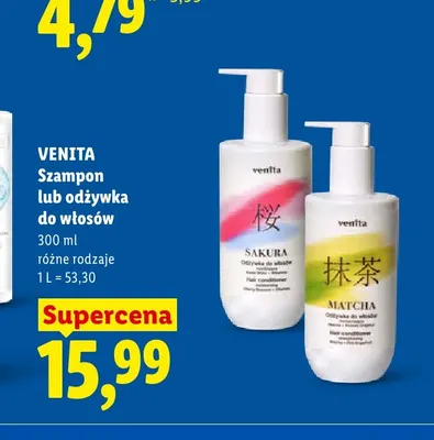 Odżywka do włosów Venita Sakura promocja w Lidl