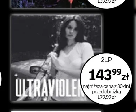Płyta winylowa Lana Del Rey Ultraviolence 2LP promocja w Empik