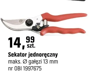 Sekator jednoręczny promocja w OBI