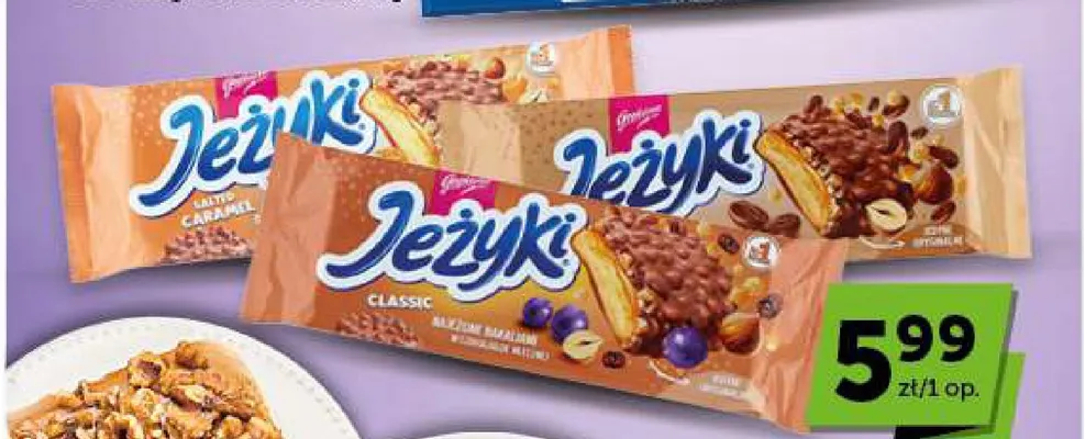 Ciastka Jeżyki promocja w Groszek
