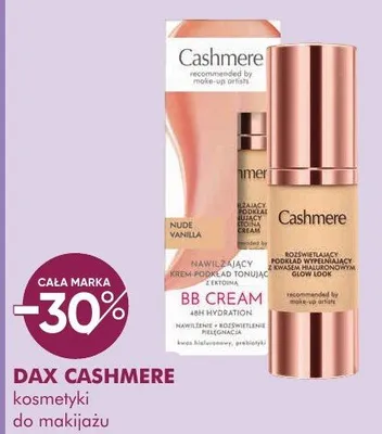 Kosmetyki DAX CASHMERE do makijażu promocja w Makro