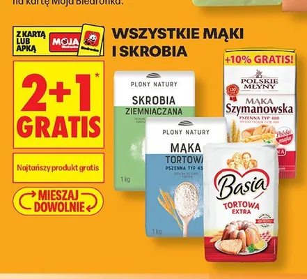 Mąka Szymanowska Polskie Młyny promocja w Biedronka
