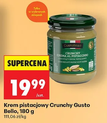 Krem pistacjowy Crunchy promocja w Biedronka