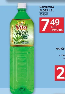 Napój Vita Aloe Original promocja w Selgros
