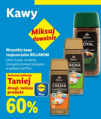 Kawy rozpuszczalne BELLAROM promocja w Lidl