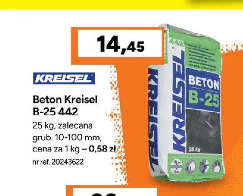 Beton Kreisel B-25 442 promocja w Bricoman