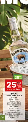 Wódka Żubrówka Biała promocja w Twój Market