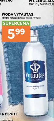 Woda gazowana Vytautas promocja w Stokrotka