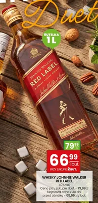 Whisky Johnnie Walker Red Label 40% vol. promocja w Twój Market