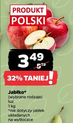 Jabłko (wybrane rodzaje) promocja w Netto