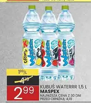 Napój Kubuś Waterrr promocja w Wafelek