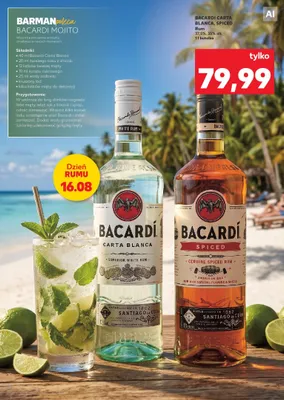 Rum Bacardi Spiced promocja w Kaufland