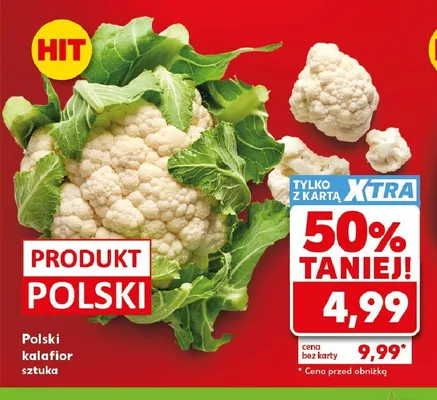 Kalafior polski promocja w Kaufland