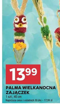 Palma wielkanocna Zajączek promocja w Stokrotka