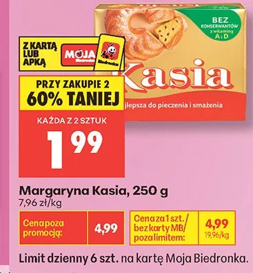 Margaryna Kasia promocja w Biedronka