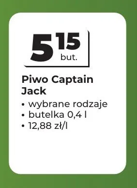 Piwo Captain Jack promocja w Odido