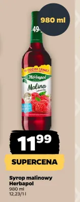 Syrop malinowy Herbapol promocja w Netto
