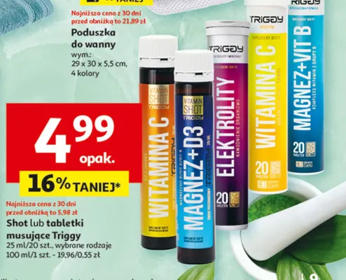 Shot lub tabletki musujące promocja w Auchan