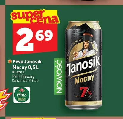 Piwo Janosik Mocny promocja w TOPAZ