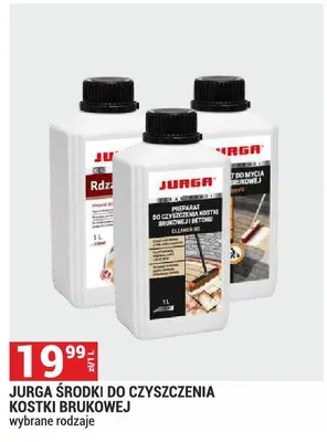 Jurga Środki do Czyszczenia Kostki Brukowej wybrane rodzaje promocja w Merkury Market