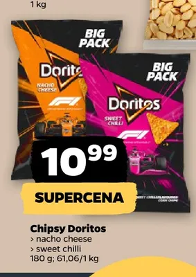 Chipsy Doritos nacho cheese promocja w Netto
