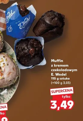 Muffin z kremem czekoladowym E. Wedel promocja w Kaufland