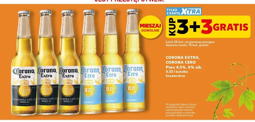 Piwo Corona Extra promocja w Kaufland