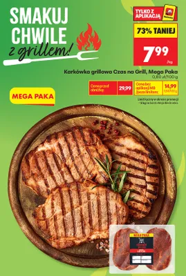 Karkówka grillowa Czas na Grill Mega Paka marynata klasyczna promocja w Biedronka