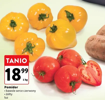 Pomidor bawole serce czerwony luz promocja w Intermarche