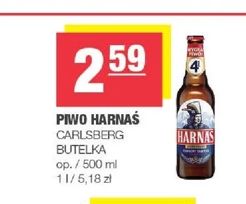 Piwo Harnaś promocja w SPAR