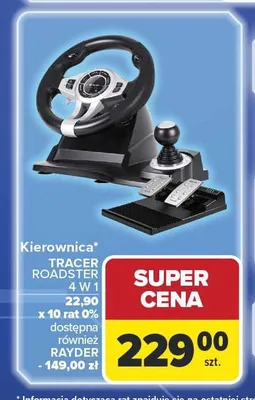 Kierownica TRACER RAYDER promocja w Carrefour