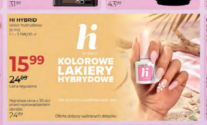 Lakier hybrydowy Hi Hybrid promocja w Drogerie Jawa
