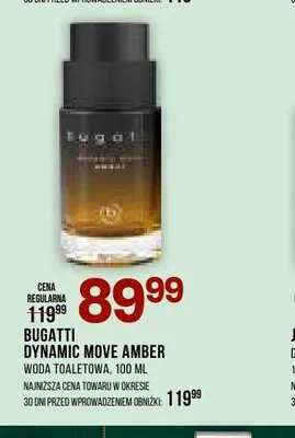 Woda toaletowa Bugatti Dynamic Move Amber promocja w Drogerie Natura