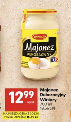 Majonez Dekoracyjny Winiary promocja w Delikatesy Centrum