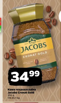 Kawa rozpuszczalna Jacobs Cronat Gold promocja w Netto