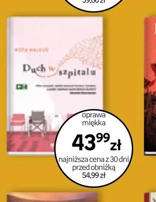 Książka Duch w szpitalu Róża Hajkuś oprawa miękka promocja w Empik