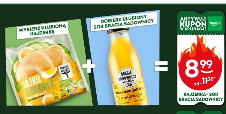 Kajzerka Tomcio Paluch Jajko & Ogórek promocja w Żabka