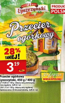 Przecier ogórkowy Łyszczyński promocja w Twój Market