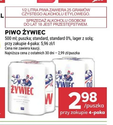 Piwo bezalkoholowe Żywiec promocja w Stokrotka