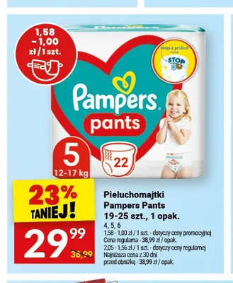 Pieluchomajtki Pampers Pants promocja w Twój Market