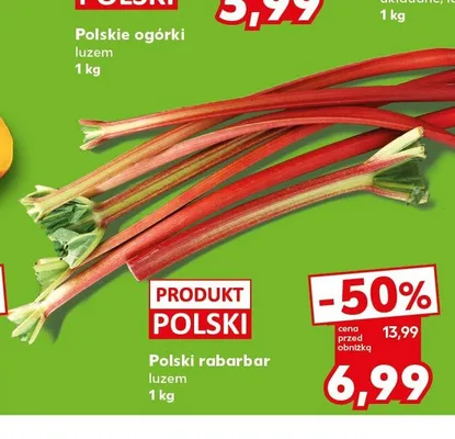 Rabarbar polski promocja w Kaufland