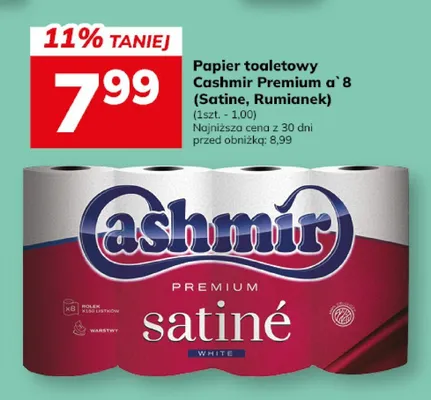 Papier toaletowy Premium (Satine, Rumianek) promocja w Hitpol