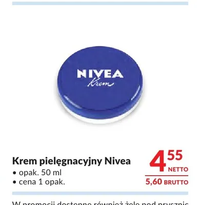Krem pielęgnacyjny Nivea promocja w Makro