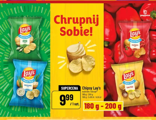 Chipsy Lay's Salted promocja w POLOmarket