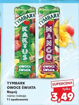 Napój Tymbark Owoce Świata Kaktus promocja w Kaufland