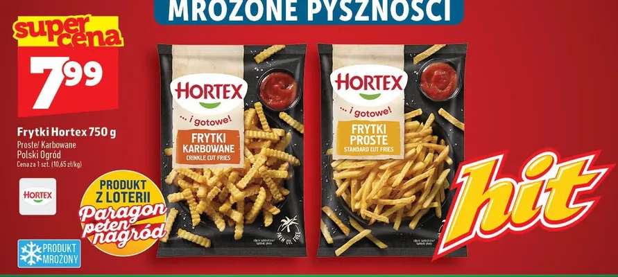 Frytki proste Hortex promocja w TOPAZ