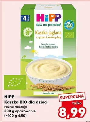 Kaszka BIO dla dzieci różne rodzaje 200 g opakowanie promocja w Kaufland