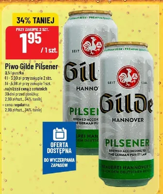 Piwo Gilde Pilsener promocja w POLOmarket