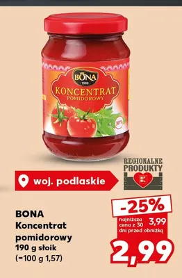 Koncentrat pomidorowy Bona promocja w Kaufland